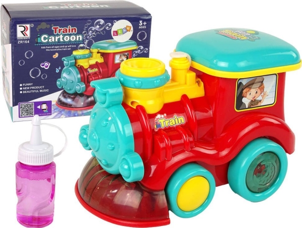 LeanToys saippuakupla veturi ratsastaa valo äänet punainen