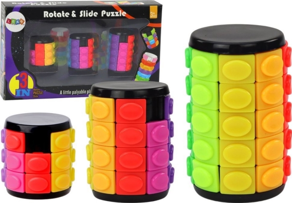 Lean Toys Cilindrinis Loginis Galvosūkis su 3 Sudėtingumo Lygiais