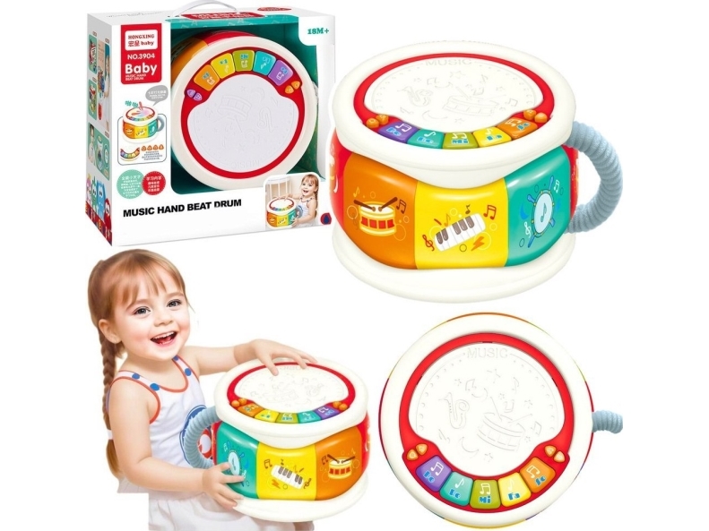 Lean Toys Interaktyvus muzikinis būgnelis