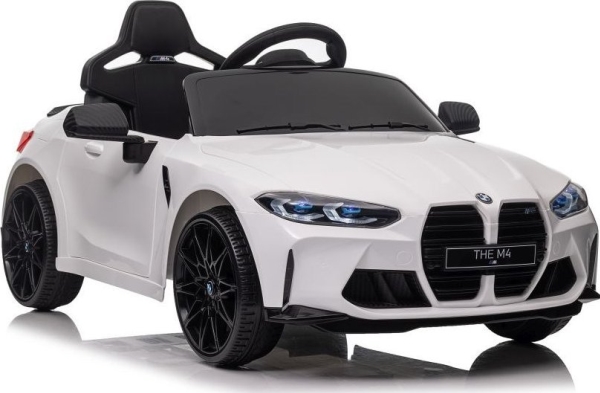 Vienvietis Vaikiškas Elektromobilis Lean Cars Bmw M4, Baltas