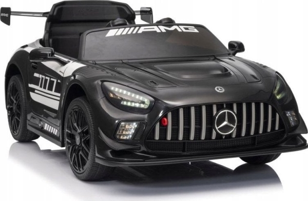 Lean Cars Akumuliatorinis automobilis Mercedes AMG GT3 Juodas