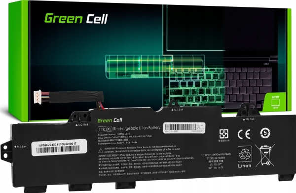 Bateria Green Cell Tt03xl Do Hp Elitebook 755 G5 850 G5, Hp Zbook 15U G5