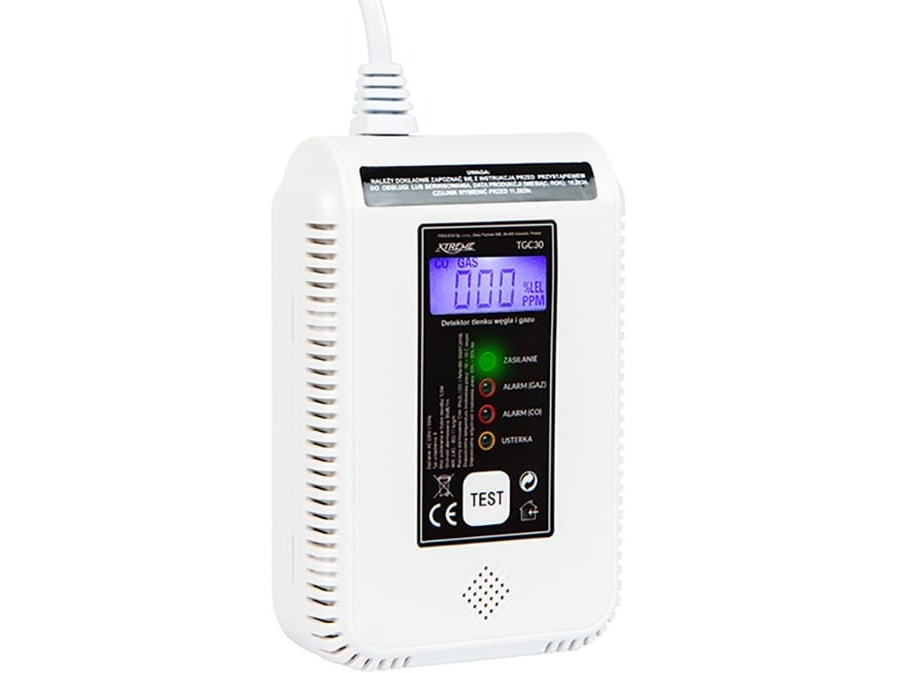 Blow Kulde/Gasdetektor, Co- Og Gasalarm Xtreme Tcg30 Wifi Tuya