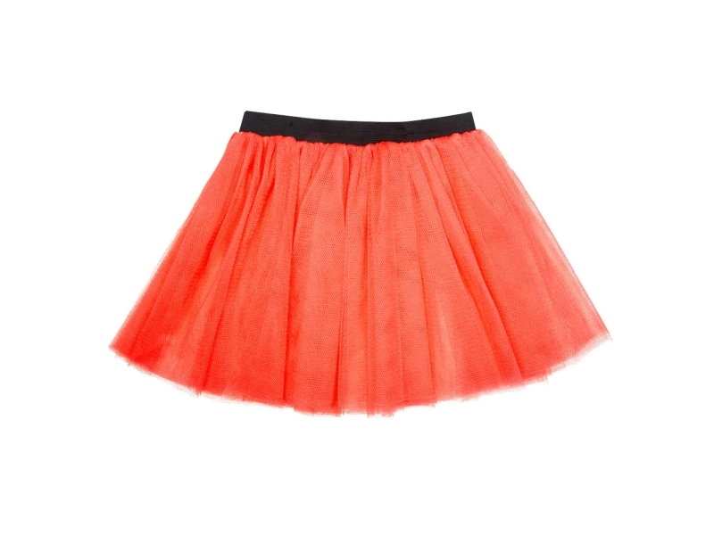 Neonorange Tylskørt