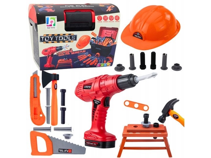 Handyman Set Verktygsl&aring;da Batteri Borrmaskin 55el