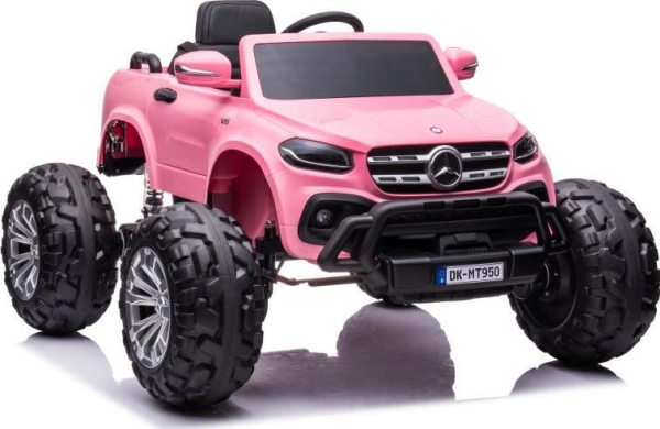 Lean Cars Vienvietis vaikiškas elektromobilis Mercedes DK-MT950, rožinis