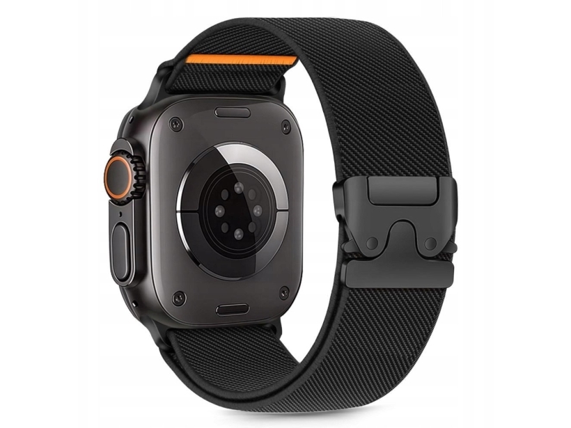 Tech-Protect Nylon Clasp Apple Watch 6 / 7 / 8 / 9 / 10 / Se / Ultra 1 / 2 (44 / 45 / 46 / 49 Mm) Black