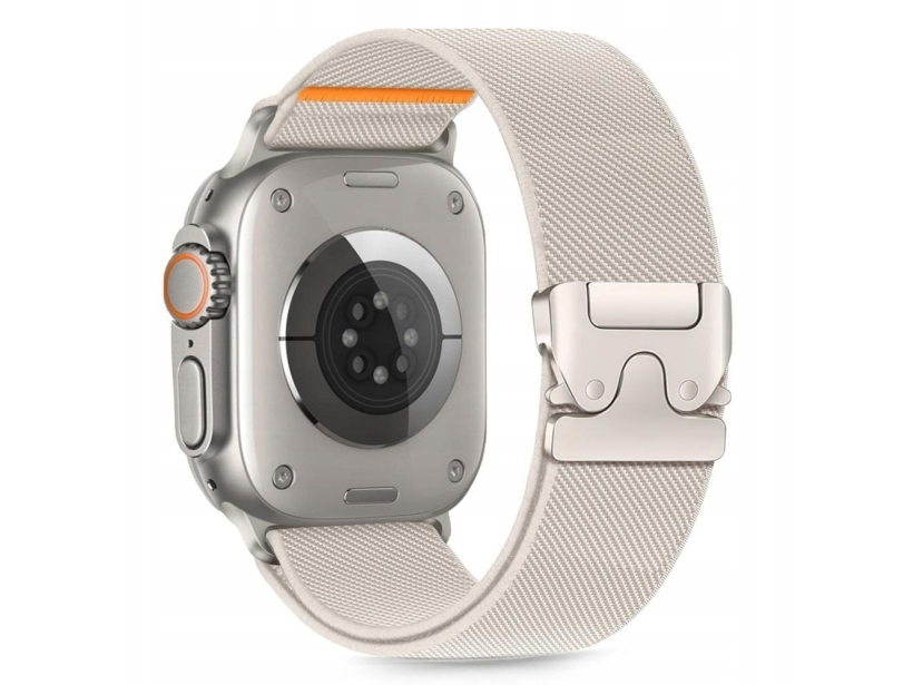 Tech-Protect Nylon Clasp Apple Watch 6 / 7 / 8 / 9 / 10 / Se / Ultra 1 / 2 (44 / 45 / 46 / 49 Mm) Titanium
