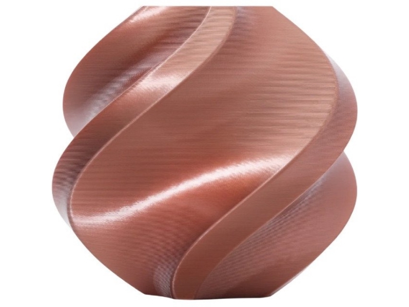 Bambulab Bambu Lab Pla Silk+ Plastikas 1.75Mm 1Kg – Rinkinyje Su Daugkartinio Naudojimo Rite – Rose Gold