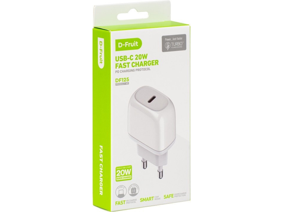 D-Fruit Charger 20W Usb-C Df125
