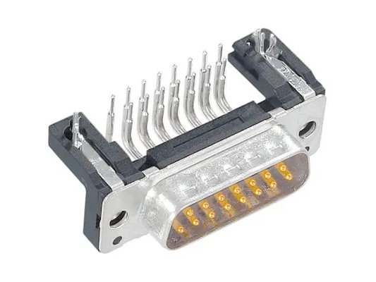 Harting Dsub Sv Ma Ssdp Ang87-254 50P Au3, D-Sub 50-Pin M, Sort, Metallic, Polybutylenterephthalat (Pbt), Stål, Termoplastisk Harpiks, Kobberlegering