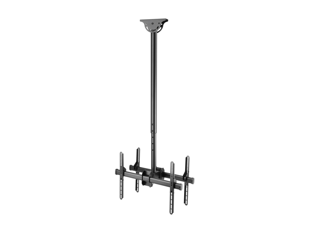 Deltaco Arm-0404, 177,8 Cm (70 Zoll), 200 X 200 Mm, 600 X 400 Mm, -25 - 5°, -180 - 180°, Schwarz