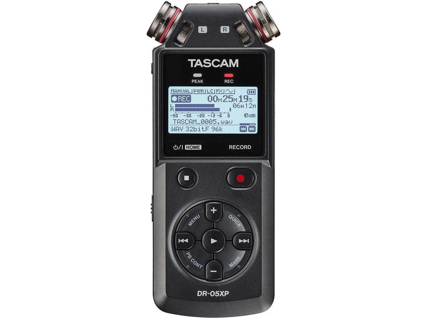 Tascam DR-05XP - Kannettava digitaalinen tallennin USB-liitännällä