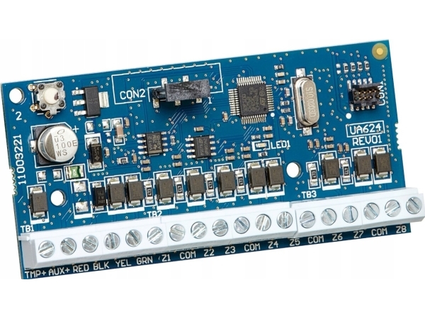 DSC NEO 8-vyöhykkeen laajennusmoduuli HSM2108 linjan laajennusmoduuli