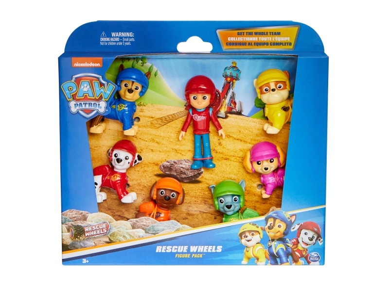 Paw Patrol Rescue Wheels - Hundefiguren Geschenkset Mit 7 Spielfiguren Zum Sammeln, 3 Jahr(E), Paw Patrol, Mehrfarbig