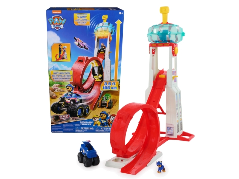Paw Patrol Rescue Wheels Super Loop Hq Tower 106Cm