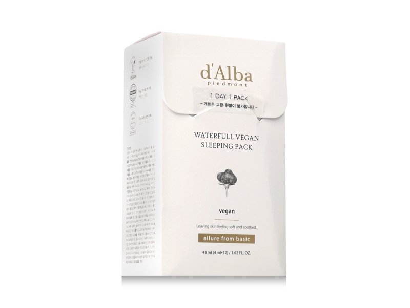 D'alba Italian White Truffle Waterfull Vegan Sleeping Pack