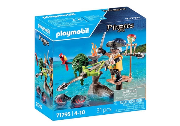 Playmobil Pirates Pirat Mit Balliste, Pirat, 4 Jahr(E), Mehrfarbig, Kunststoff