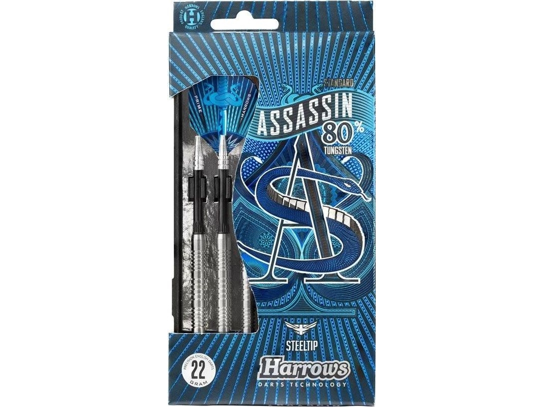Harrows Darts stålpilspids ASSASSIN W80 3x23gR
