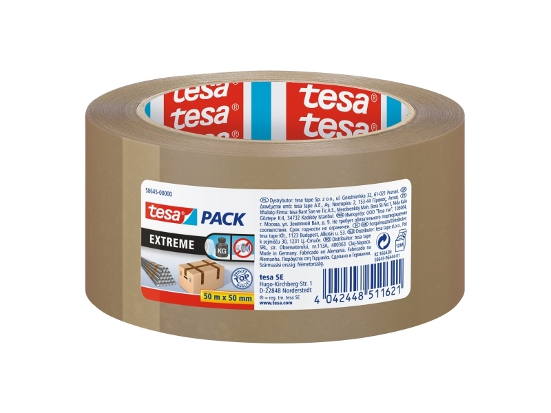 Tesa 58645-00000-00, Braun, Bündelung, Verpackung, Polyvinylchlorid (Pvc), 50 M, 50 Mm, 1 Stück(E)