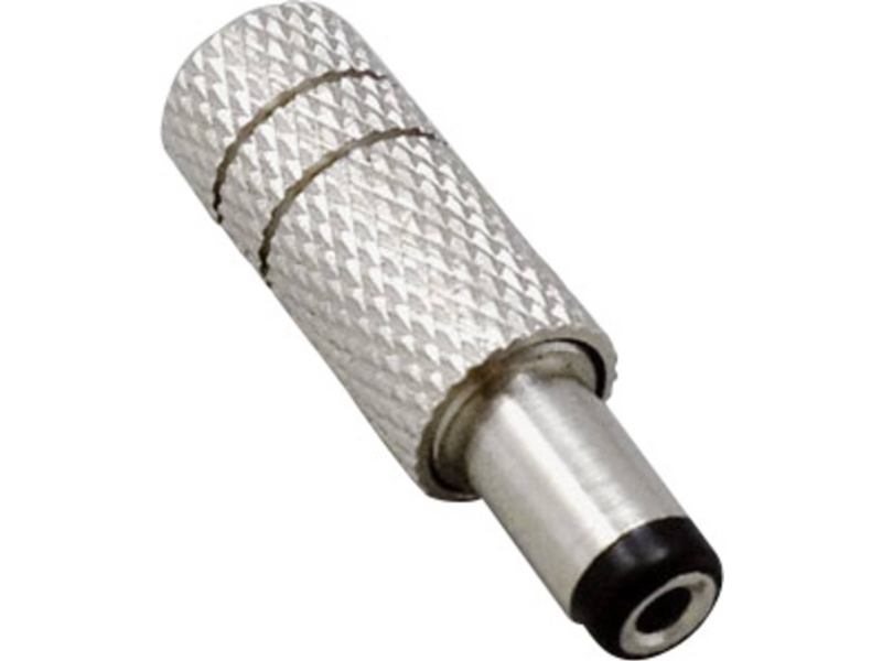 Conrad Connettore Per Bassa Tensione Spina Dritta 5.50 Mm 2.10 1 Pz., Low Power, Sølv, Hunstik/Hunstik, Lige, Rohs, 2,1 Mm
