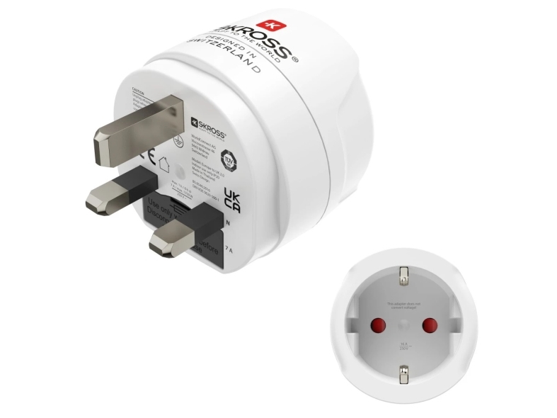 Hama 00223483, Type G (Uk), Type F, Lige, Lige, 100 - 250 V, Hvid