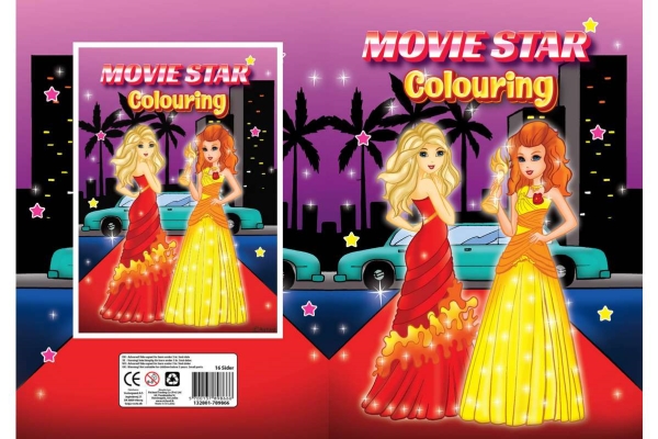 Färgläggningsbok A4 Movie Stars 16 sidor | Skola & Hobby - Konsthantverk - Handgjorda produkter | GameStuff