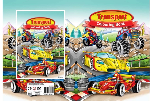 Malebog A4 Transport 16 Sider