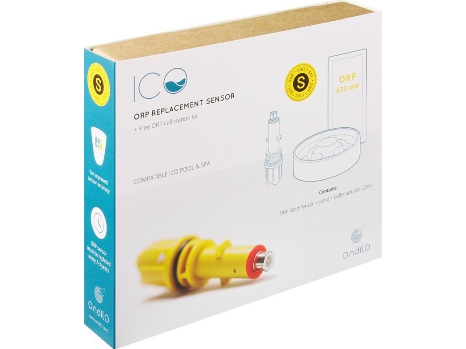 Ondilo ONDILO ICO – ORP Gold-sensor til SALT (Yellow) + kalibreringskit