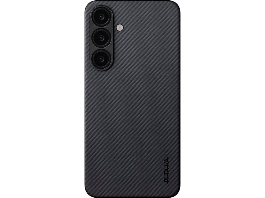 Pitaka Itin Plonas „Samsung S25+“ Dėklas, Juodas / Pilkas, Dryžuotas