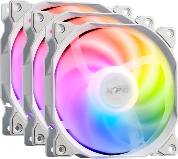 Xpg Lüfter Vento 120 1*120Mm Argb Fan 3 Pack Weiss Retail (75261455)