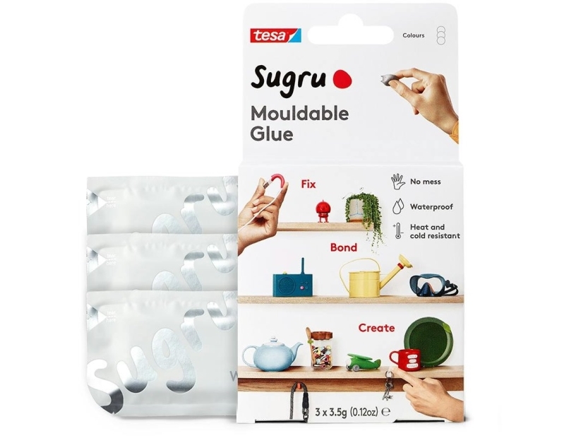 Tesa Sugru klej universalus 3Stk balta