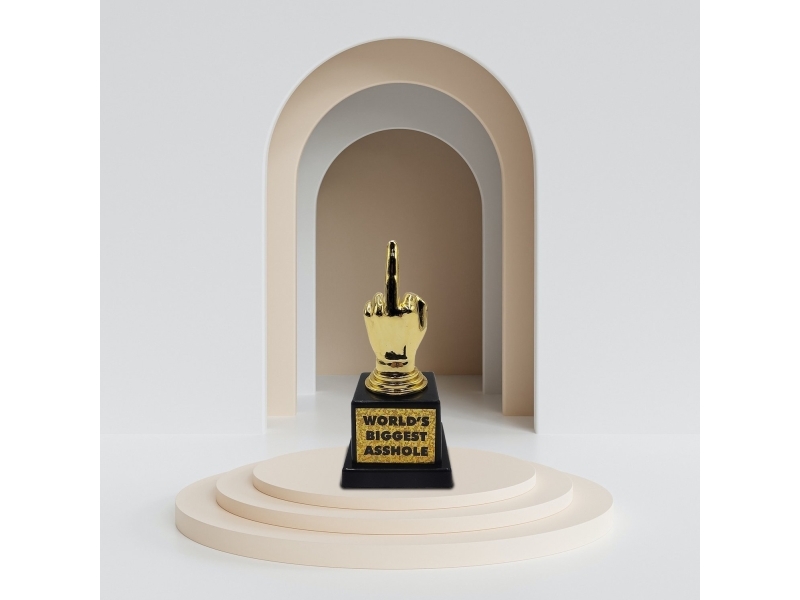 Thumbs Up Mad Monkey - TROPHÄE Verdens største esel