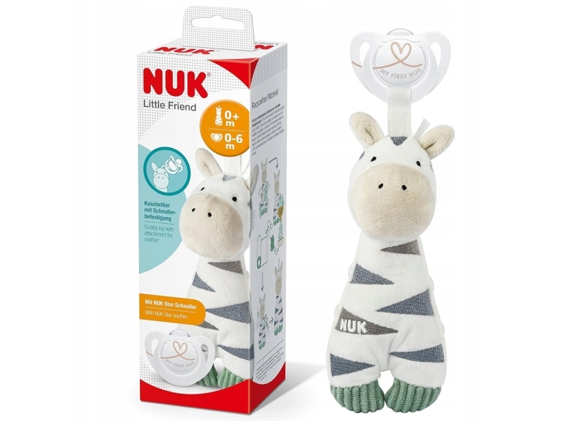 NUK napp Buddy Little Friend zebra | N - A | GameStuff