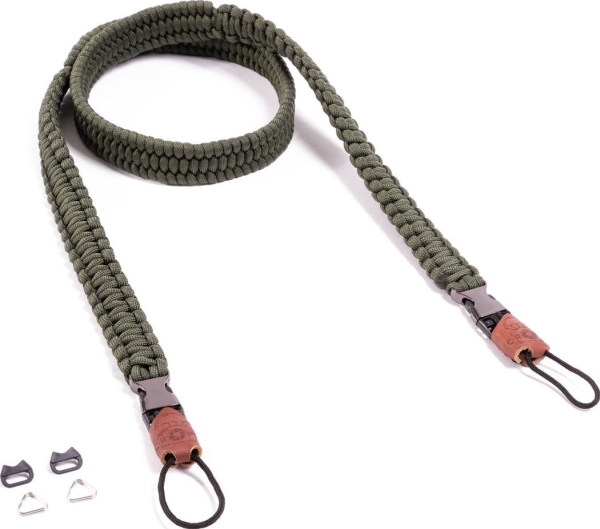 C-ROPE Kameragurt Traveler aus Paracord 125cm Military Olive retail (CRP-TRL-125-OLV) | Sport & Träning - Pulsklockor & Smartwatches - Tillbehör | GameStuff