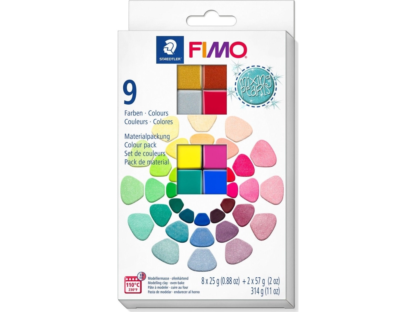 Fimo Mod.Masse Effect Mixing Pearls 10Er-Set Retail