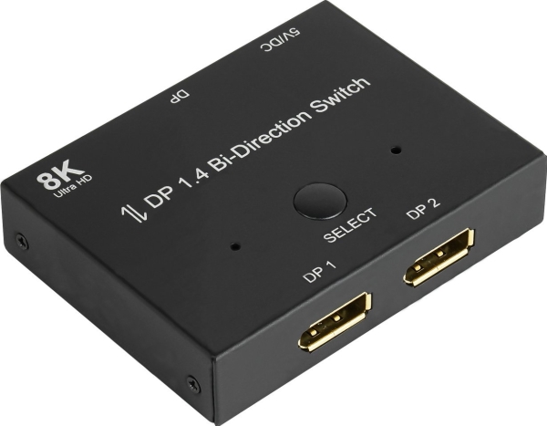 Good Connections DP1.4 Switch 2-fach bidirektional 8K@30Hz