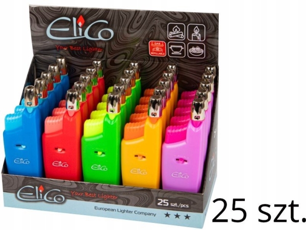 Blow Piezoelectric lighter UL-1253 TELESCOPIC udtrækkelig 25stk
