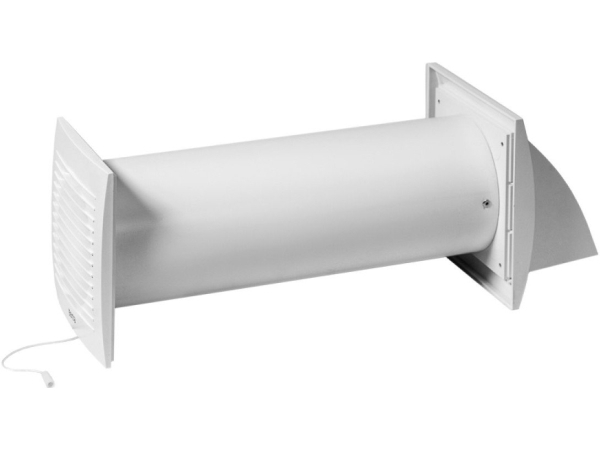 Wall-mounted recuperator E-EXTRA EER100WP, DN100, with wiring and switches