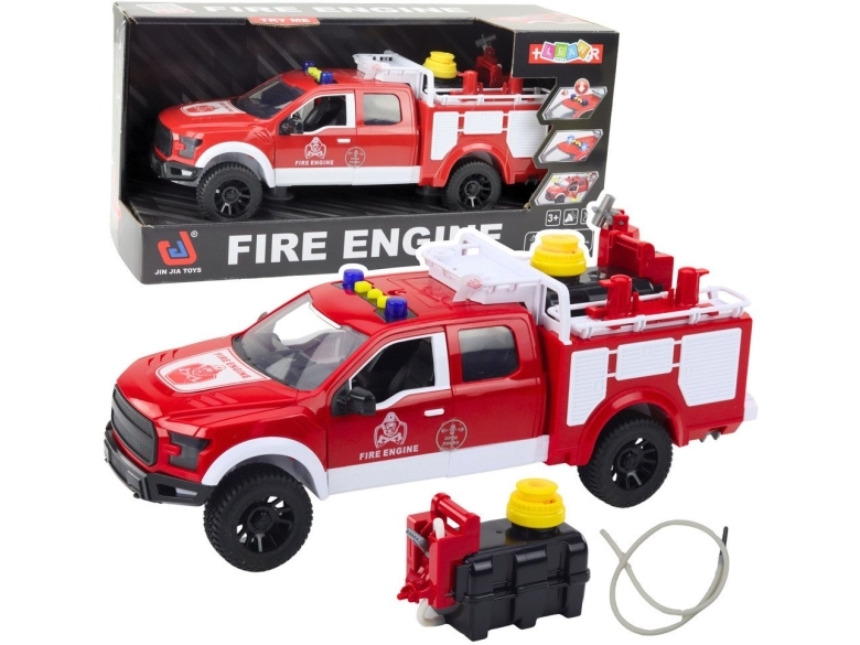 Lean Toys Fire Spielzeugauto Mit Sprühfunktion Und Lichtern