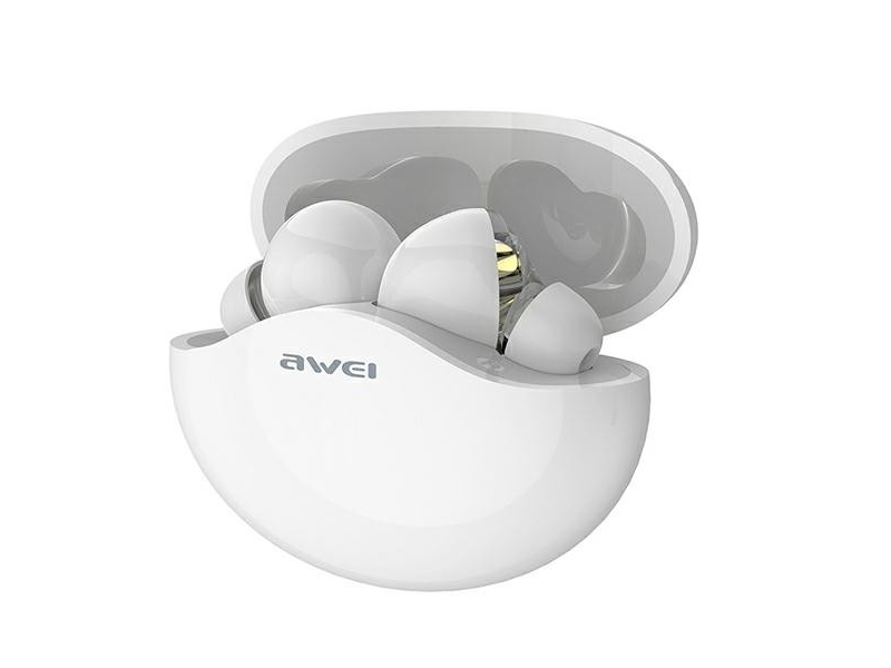 Awei T12tws Bluetooth-Sportskopfhörer, Weiß