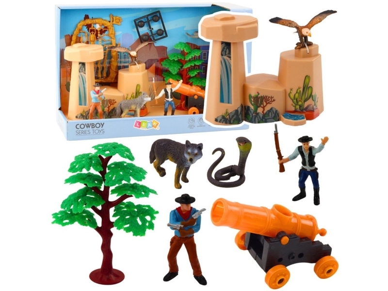 Wild West Cowboy Figuren Set Gunboat Lean Toys