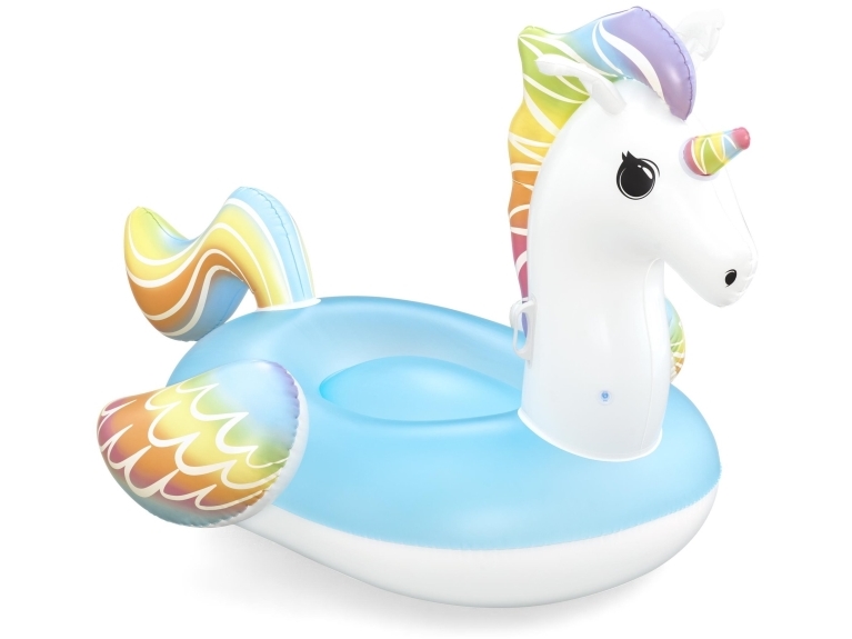 Uppblåsbar enhörning 224 x 164 cm Bestway 41113 | Trädgården - Pools & Vatten spel - Badvingar & badringar | GameStuff