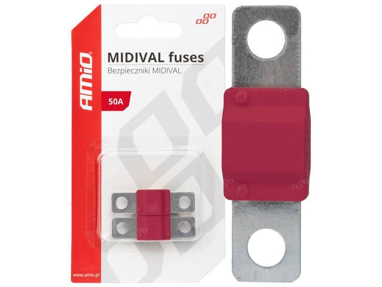 Auton sulakkeet midival mta 2 kpl 50a amio-03475 amio-03475