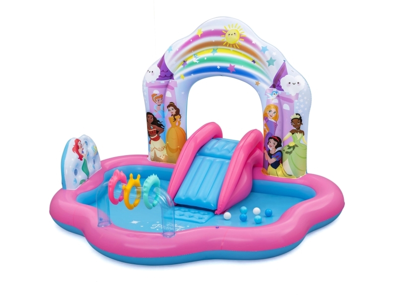 Disney uppblåsbar lekplats 221 x 193 x 140 cm Bestway 9103Y | Trädgården - Pools & Vatten spel - Pools & bassäng | GameStuff