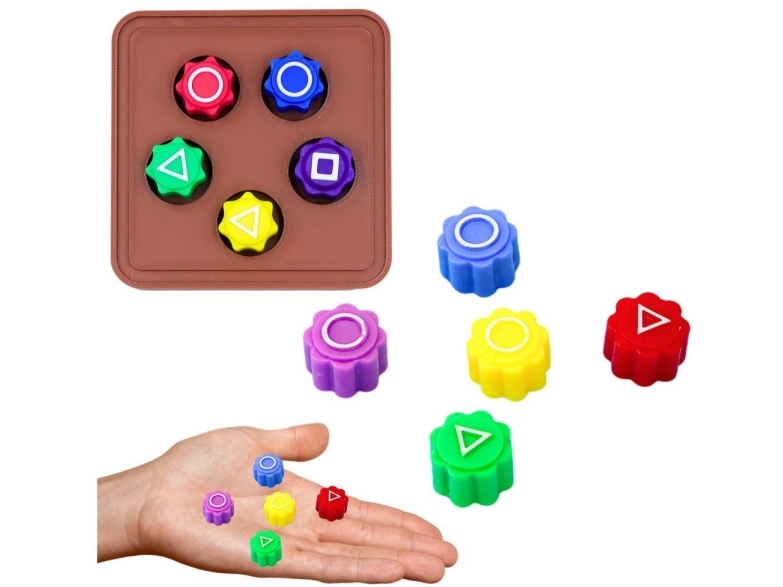 Gonggi Hacele Spel Tärning Bläckfisk Spel Bas 5st B LEAN TOYS | Leksaker - Spel - Figurspel | GameStuff