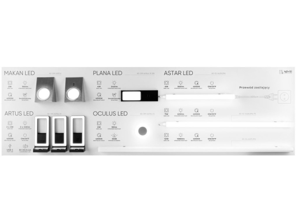 Näyttötaulu - kalustekalusteet MIX, 133x40cm