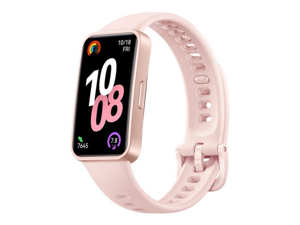 Huawei Band 10 - Polymer - aktivitetspårare med rem - fluoroelastomer - handledsstorlek: 120-190 mm - display 1.47 - Bluetooth - 15 g - rosa | Sport & Träning - Pulsklockor & Smartwatches - Aktivitetsspårare | GameStuff