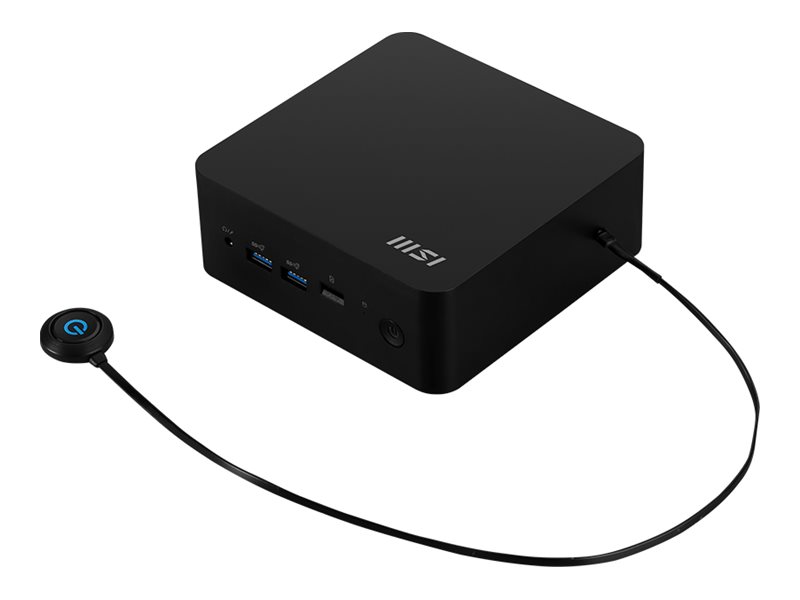 MSI Cubi NUC 1M 012BEU - Barebone - mini-PC FCBGA1744-uttag - 1 x Core 7 150U / upp till 5.4 GHz - RAM 0 GB - Intel Graphics - Bluetooth 5.3, IEEE 802.11ax (Wi-Fi 6E), Gigabit Ethernet, 2.5 Gigabit Ethernet - svart | Spel - Gamingdatorer - Stationär | GameStuff