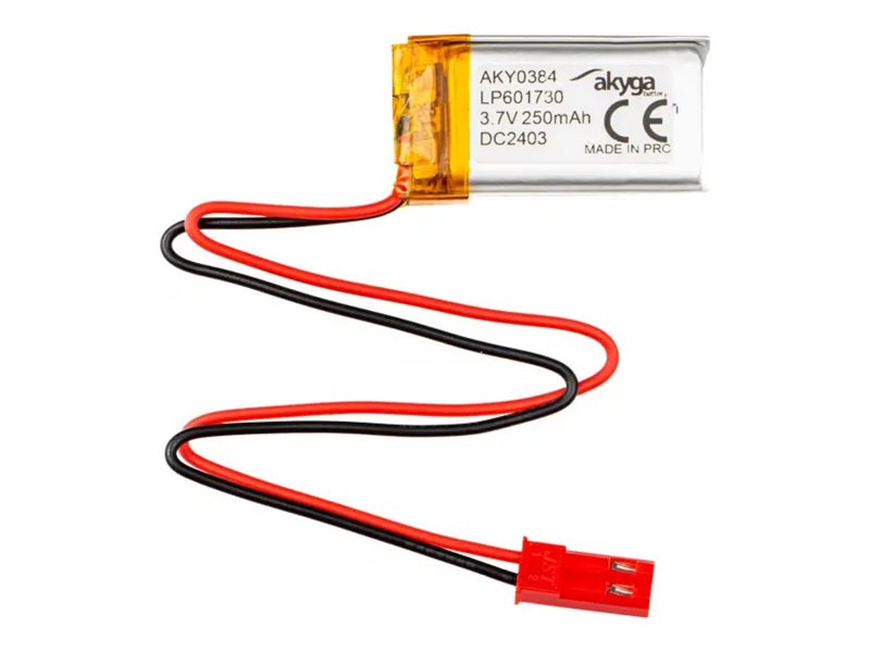 Akyga Lp601730 Batteriepack Batteriegröße: Spezialbatterie Lipo 3,7 V 250 Mah